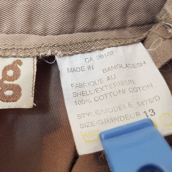 Vintage Zig Zag tan shorts - Picture 5 of 8